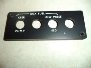 Bell Helicopter Instrument Panel, Aux Fuel Pump